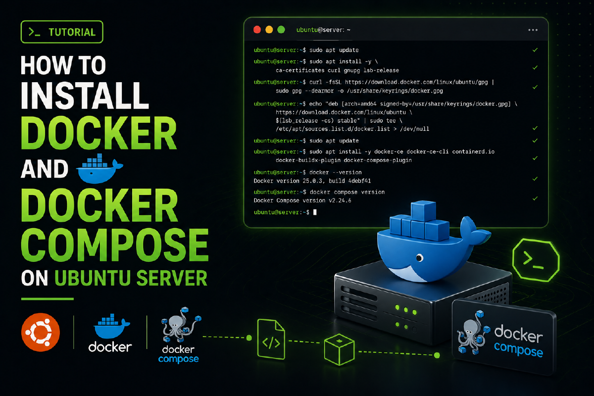How to Install Docker and Docker Compose on Ubuntu Server